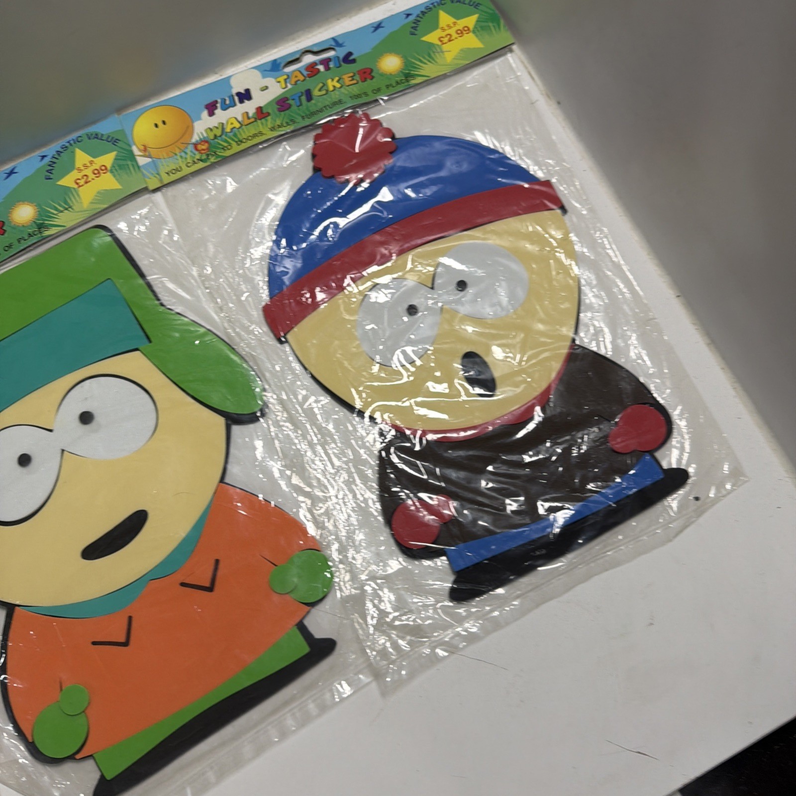 Vintage fun-tastic south park big interior wall stickers Kyle Cartman Stan Kenny
