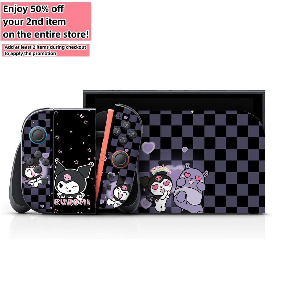 Vinyl Decal Skin Sticker for Nintendo Switch 2 Console + Joy-Con + Dock
