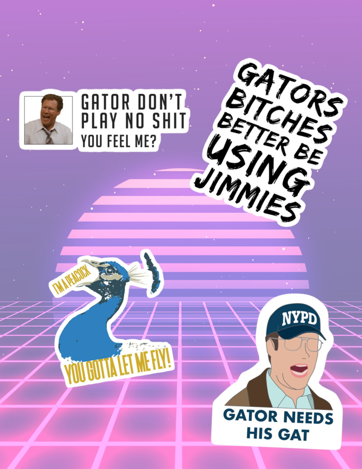 The Other Guys 2000 Movies 4pc Sticker Pack
