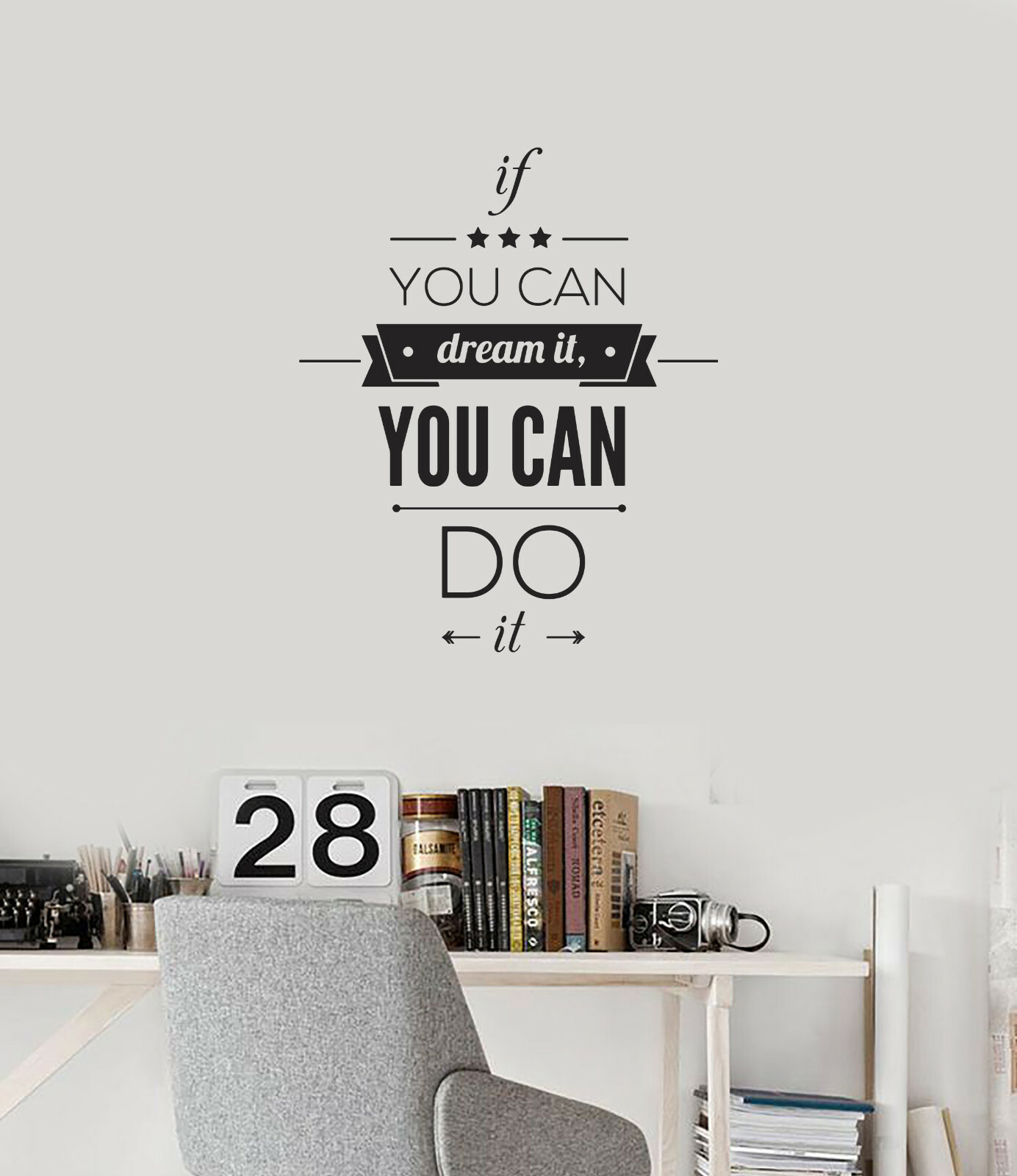 Vinyl Wall Decal Inspirational Office Room Quote Saying Words Stickers (ig6023)