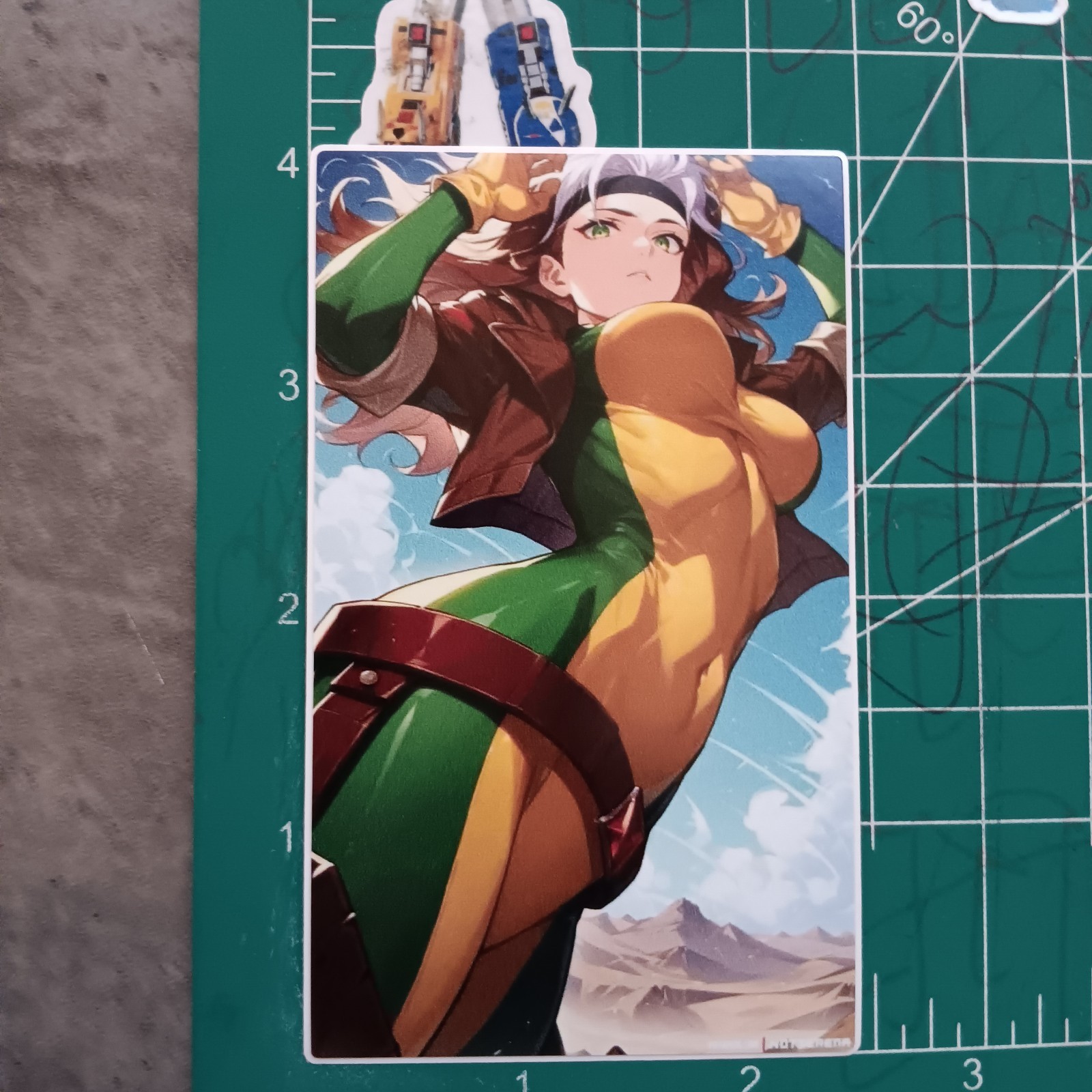 X-MEN'S ROGUE VYNIL HIGH-GLOSS STICKER X 4 INCH STICKER X MARVELS X-MEN X ROGUEX