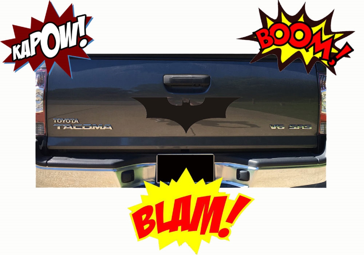 Diecut Vinyl DARK KNIGHT Batman LOGO Car Truck Decal Sticker Hood Tailgate Comic