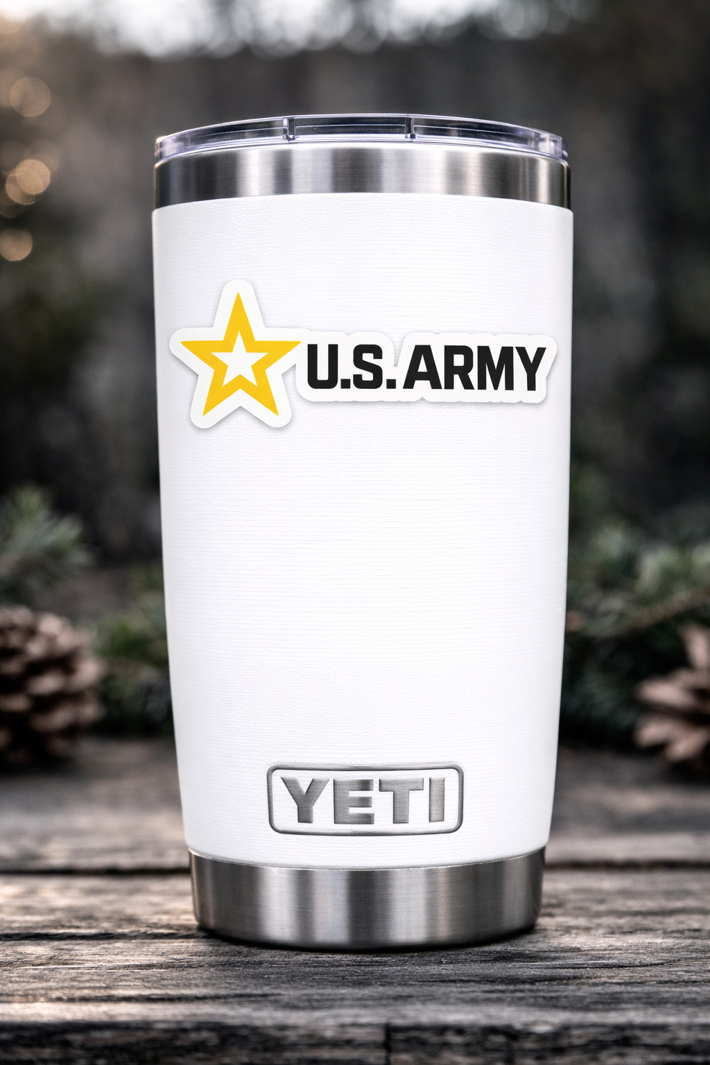 US Army Decal Sticker United States Military Veteran Logo Seal Flag 05