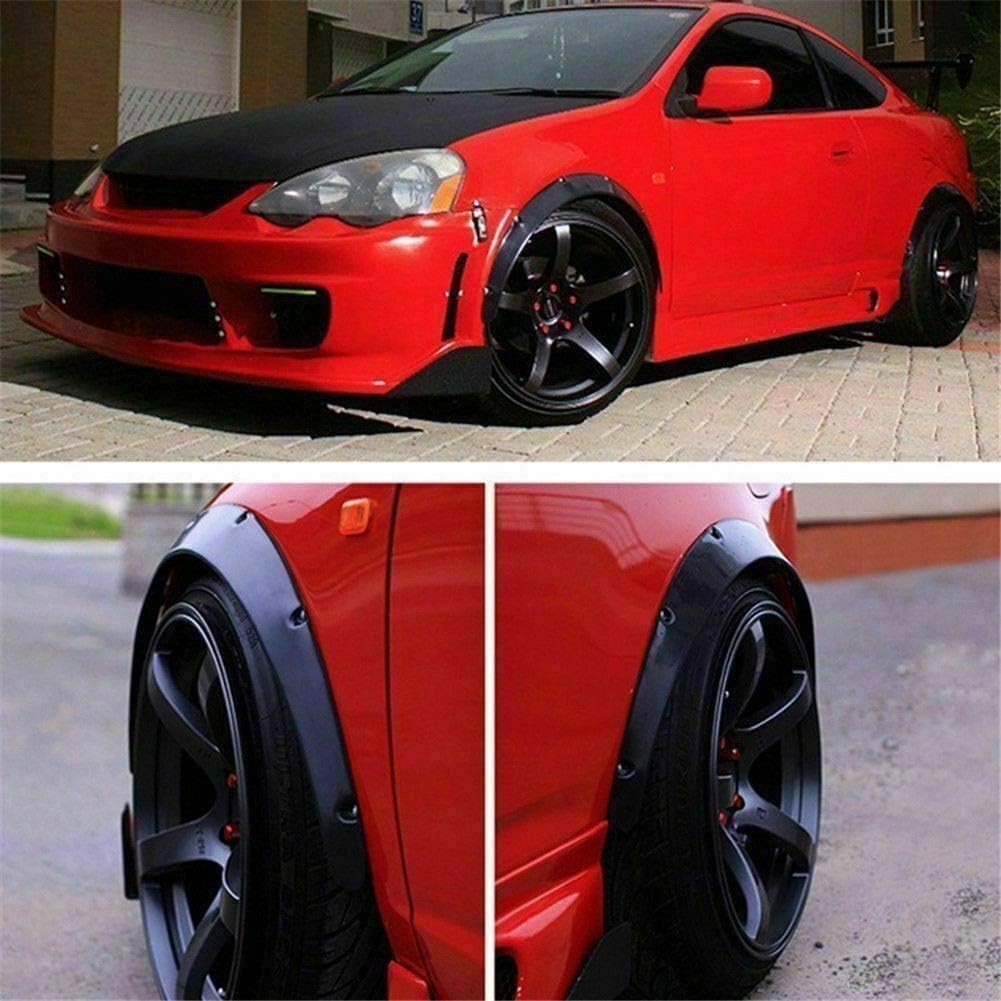 4pcs Universal 2" 50mm Fender Flares Wide Body Kit Wheel Arche