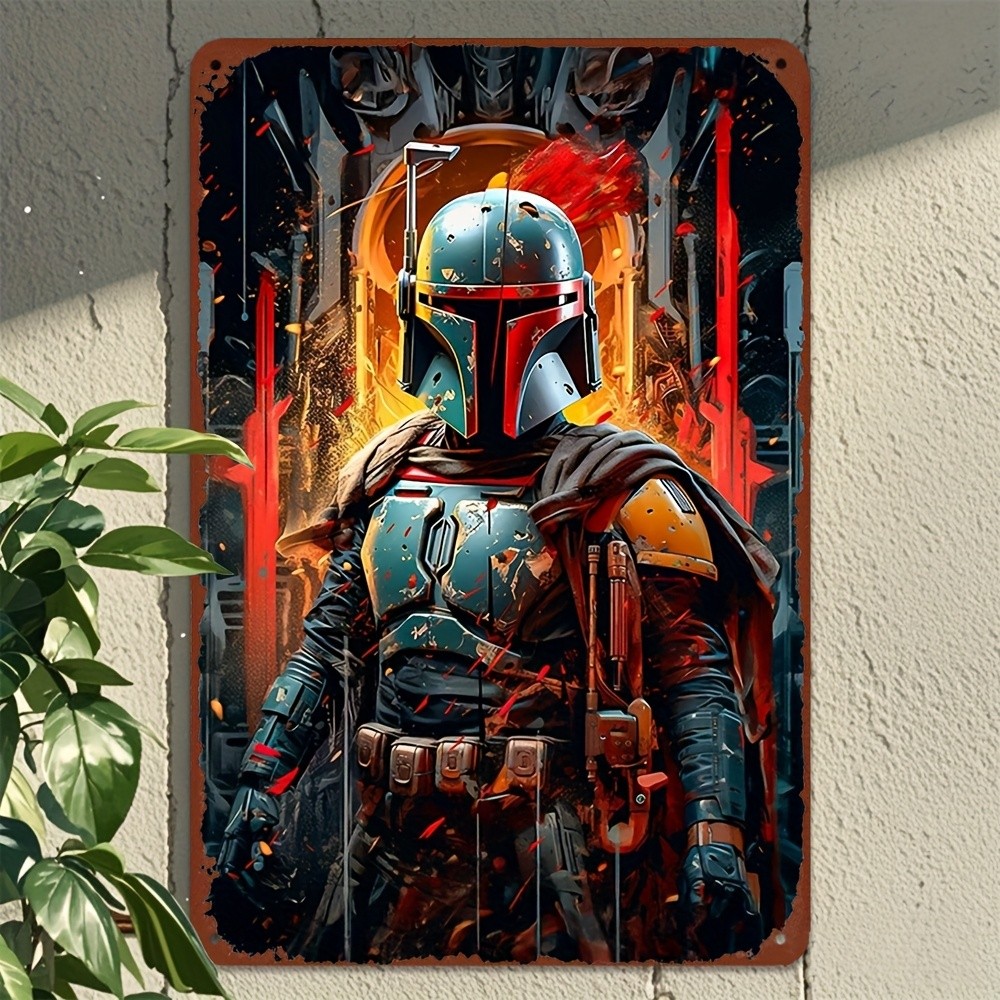 Tin Metal Signs 8×12 WARS Classic Movie Character Metal Wall Art – Durable Iro