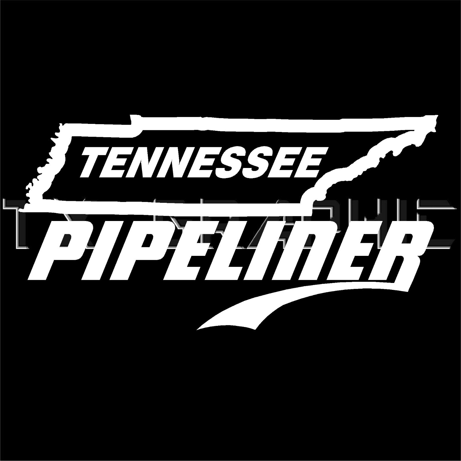 TENNESSEE PIPELINER TN PIPE LINER DECAL VINYL STICKER WINDOW OIL GAS RIG