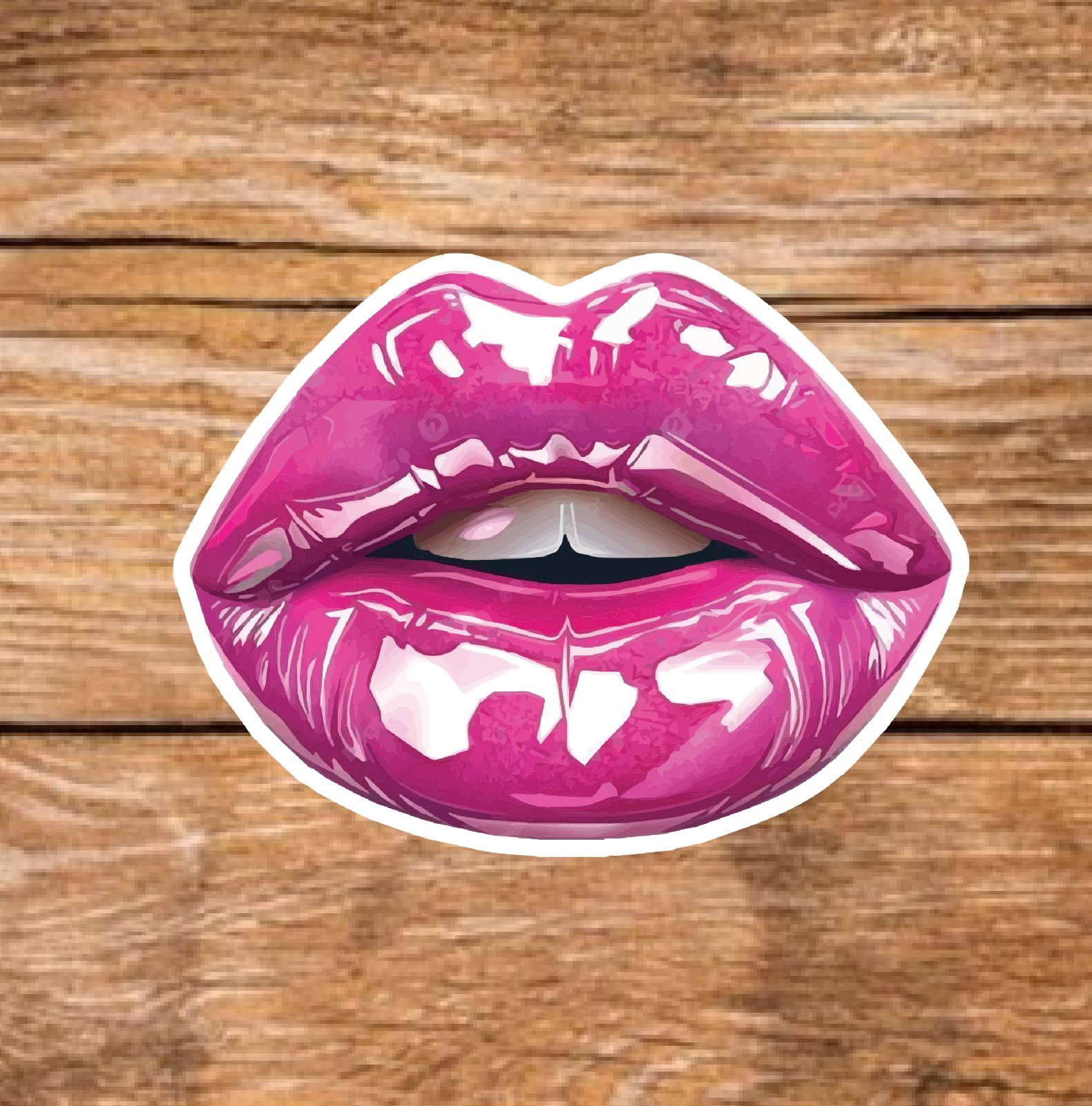 Love – 2 Pages (18 Sticker Set) 2in, Waterproof, Glossy Finish Vinyl.