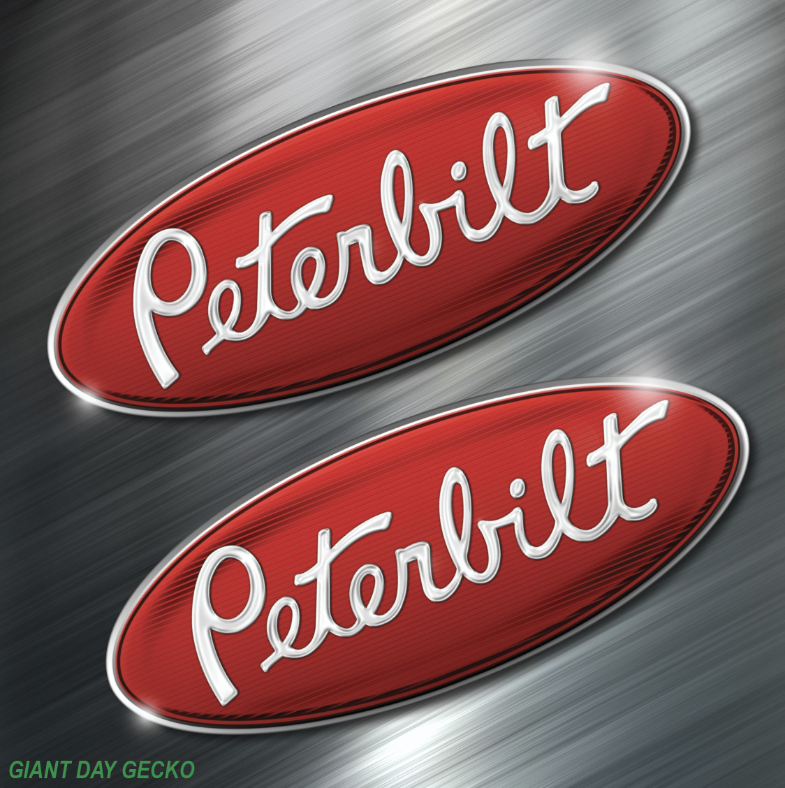 (2) TWO PETERBILT Vinyl Decal Sticker For Car Laptop Skateboard NEW TRUCK USA