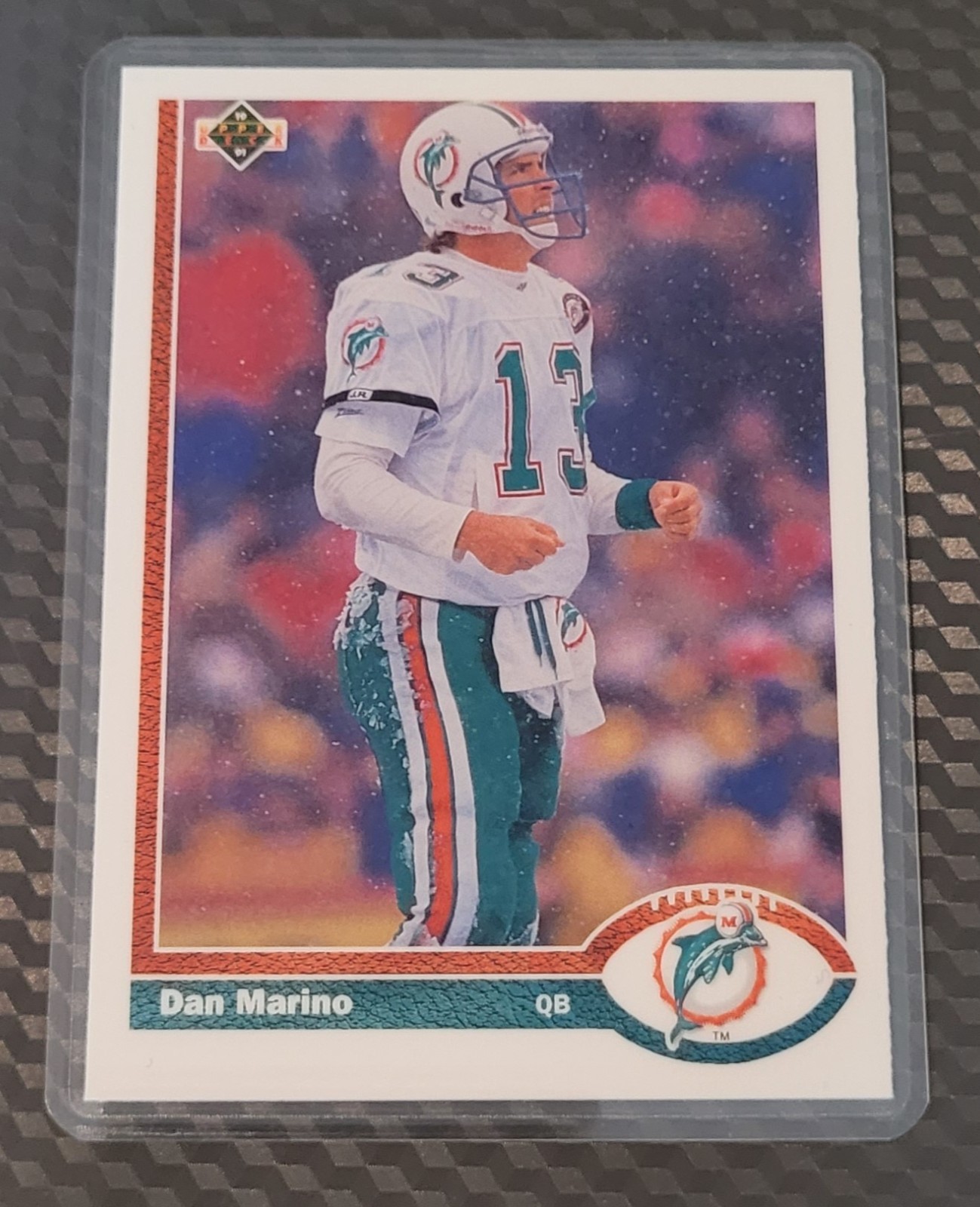 Dan Marino Dolphins Football Card HOF Fridge/Locker/Cabinet Laminated Magnet