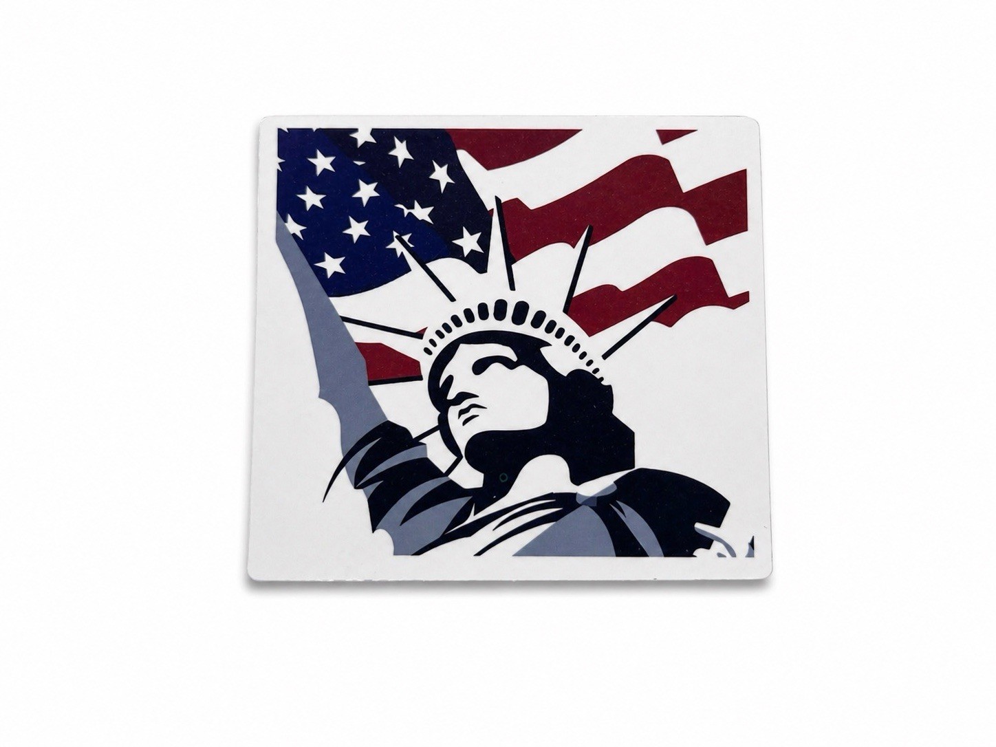4th of July Patriotic Stickers Set 7 USA Flag Decals 2in Free Ship