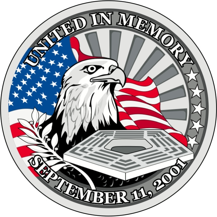 United  in September 11, 9 11 2001 (2 small or 1 Large)  Vinyl Decal