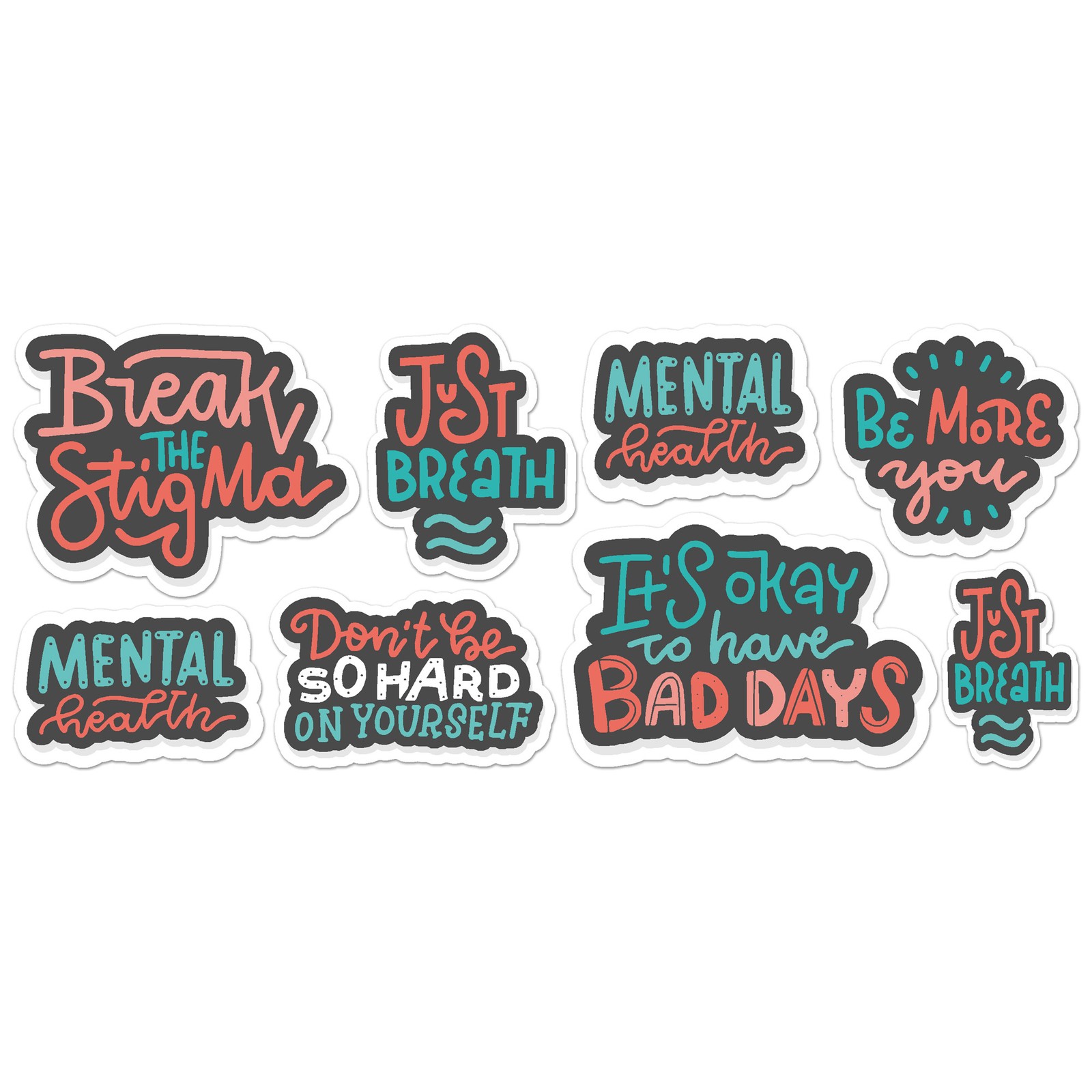 Mental Health Inspirational – Vinyl Decal Sticker – Car Window Laptop – ebn7704