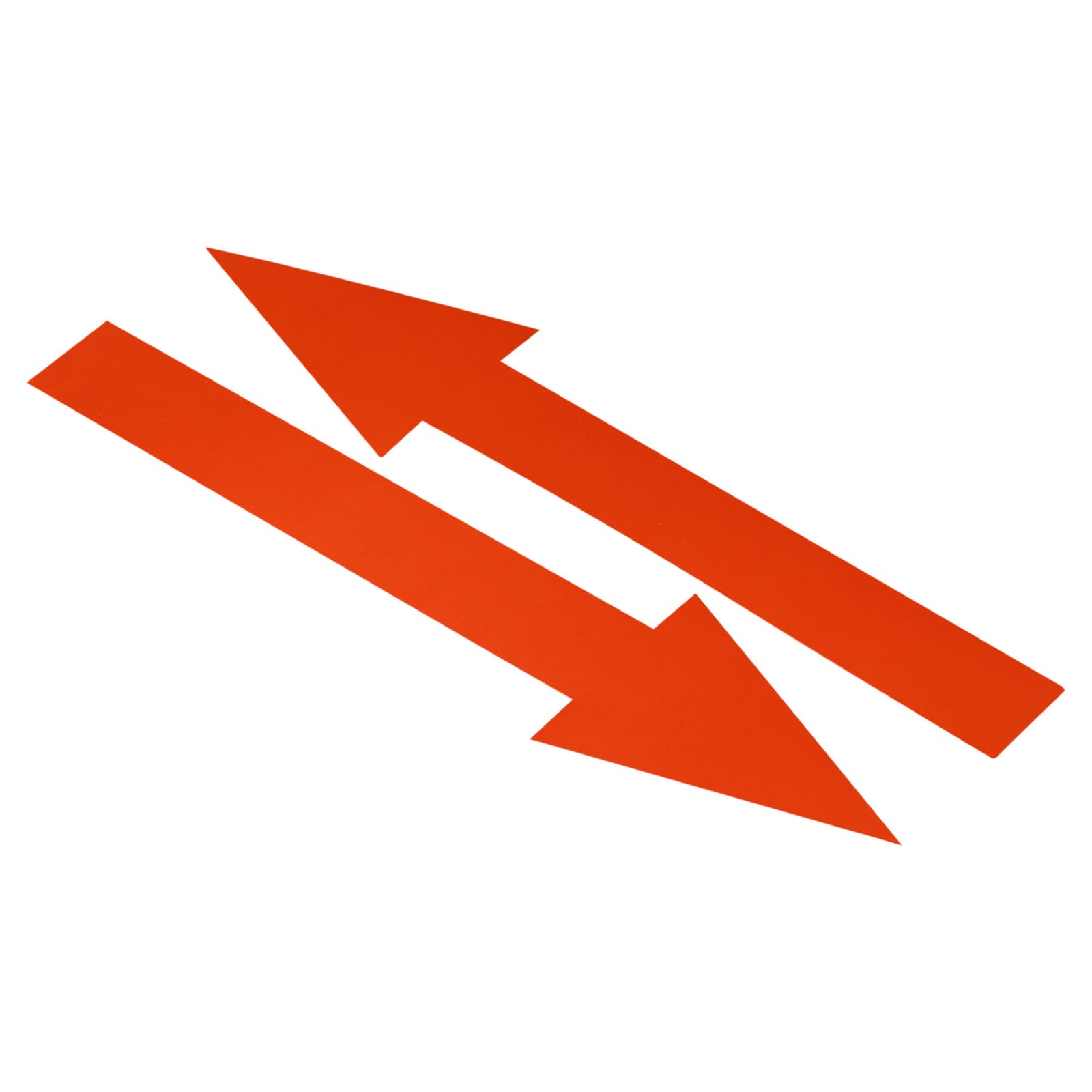 30Pcs 8"x2" Arrow Sticker Adhesive Large Arrow Sign Red