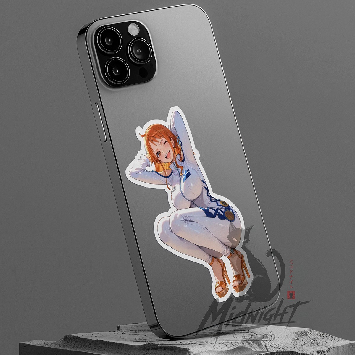 Nami 7in Vinyl Sticker Anime Manga Waifu Lewd Laptop Skateboard Car Luggage