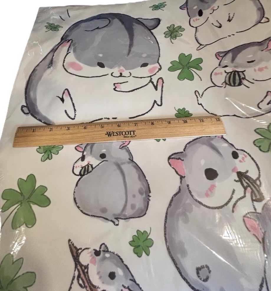 Carootu Hamster Removable Kids Room Decor Wall Sticker Decals PVC