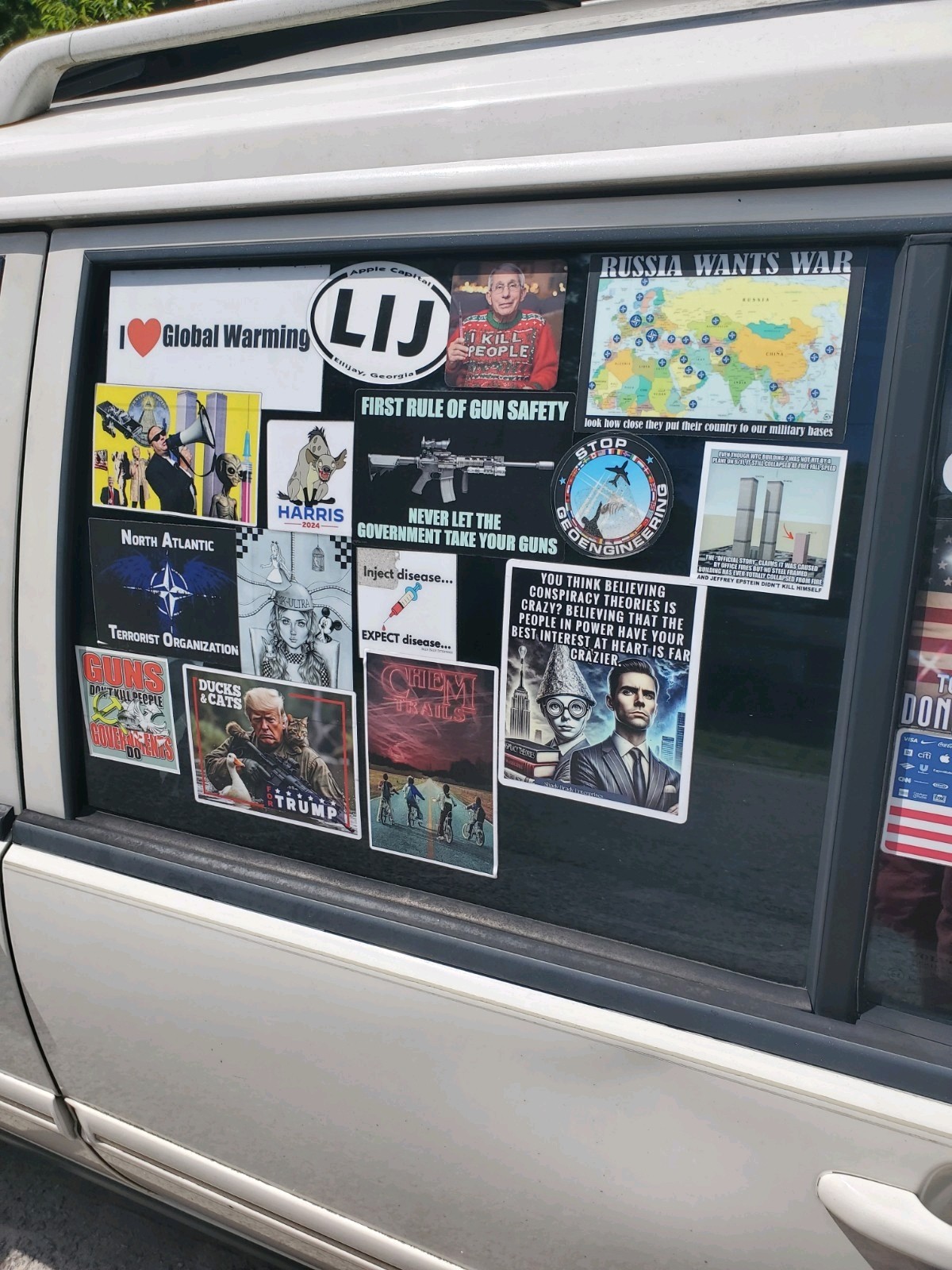 Conspiracy Theorist Stickers HUGE 6×6" Design *5* Year Warranty Made in USA 🇺🇸