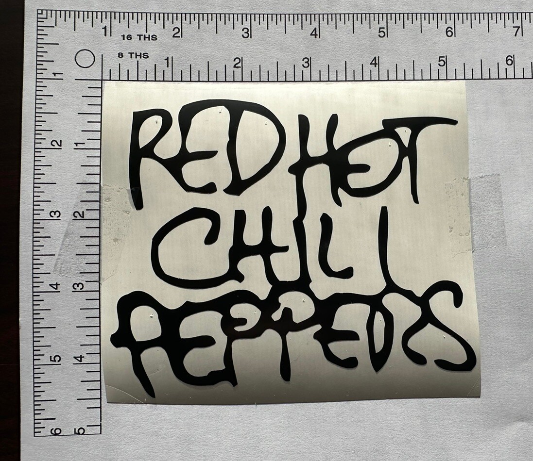 RED HOT CHILI PEPPERS Vinyl Decal Large 5” CHOOSE YOUR COLOR-Car, Boat, Window,