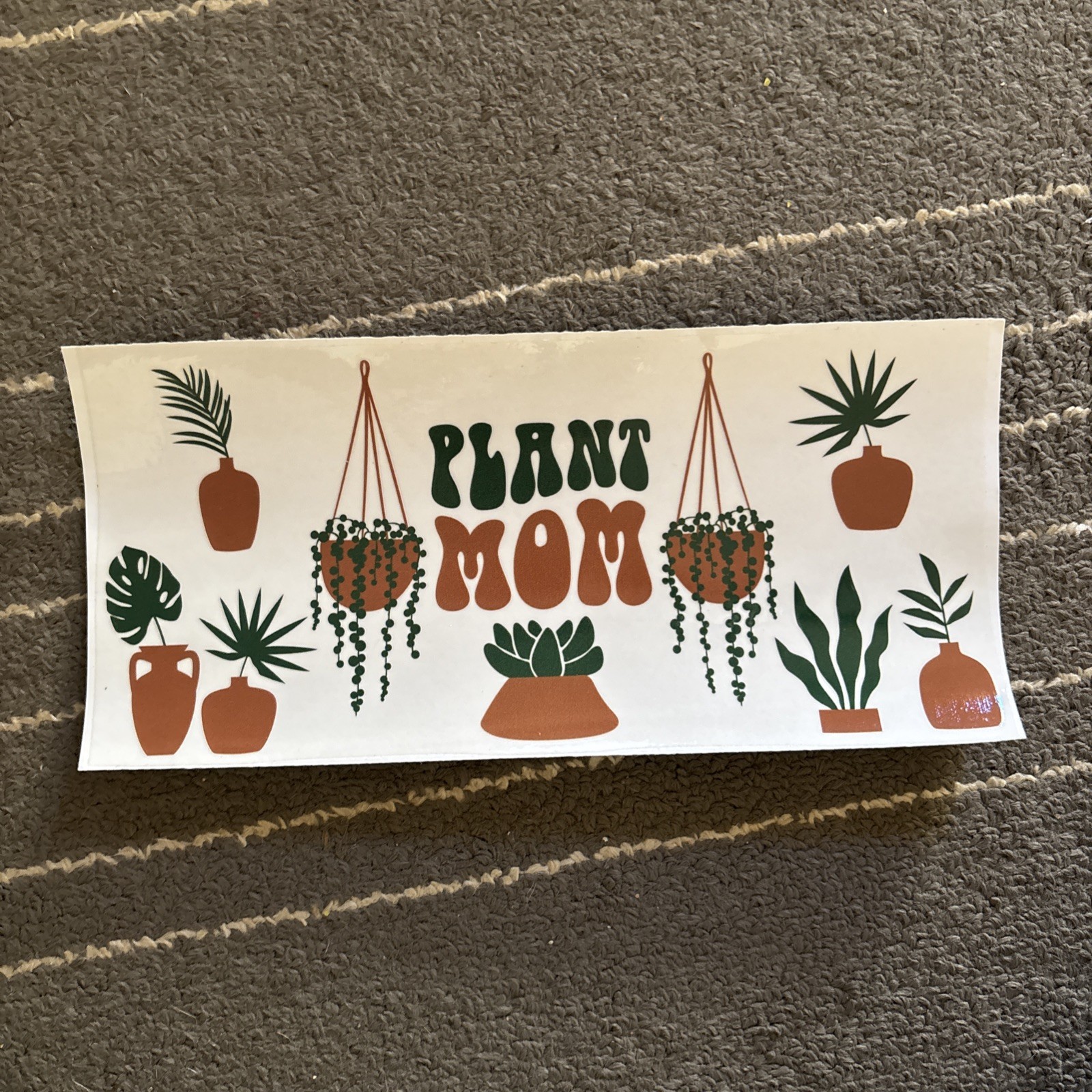 Lot Of 4 UV DTF 16 oz cup wraps- Mom Theme