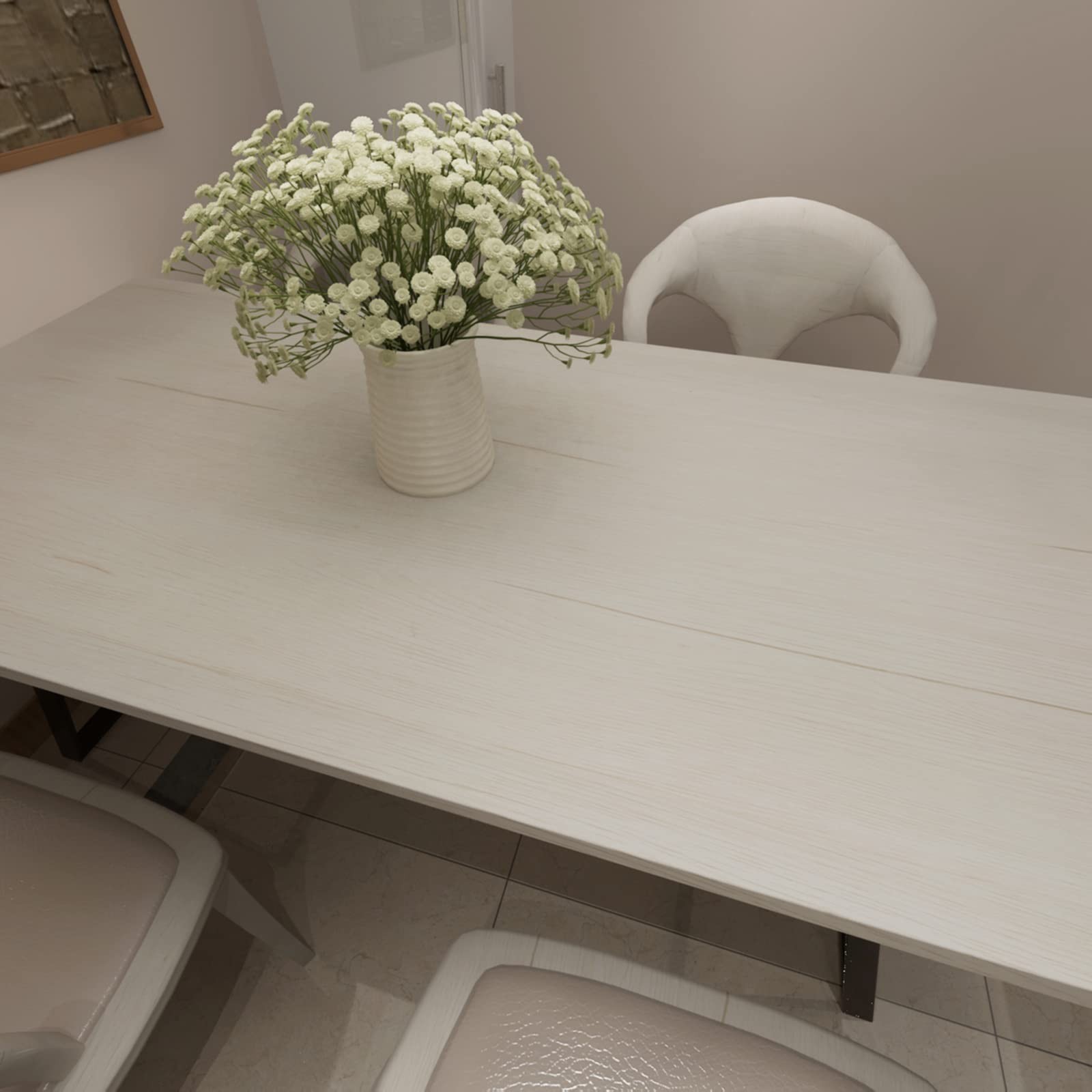 White Wood Grain Peel and Stick Wallpaper Light Cream White Wood Contact Pape…
