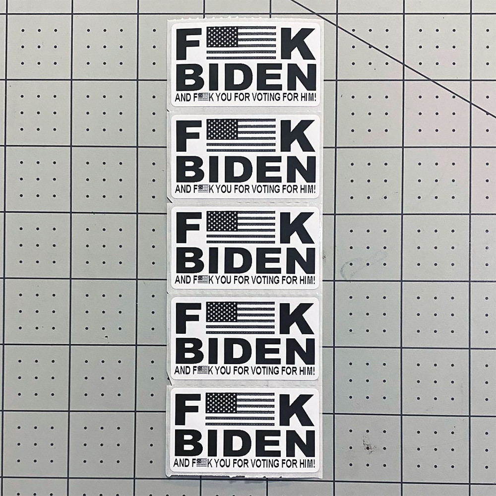 FCK JOE BIDEN & F You Stickers IMPEACH Anti Joe Biden Sucks Prank Gag 25+ Pack