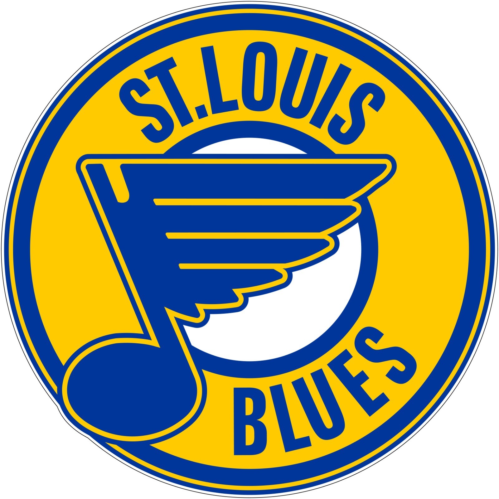 St. Louis Blues Indoor Wall Vinyl Decal Sticker 5" – 52"