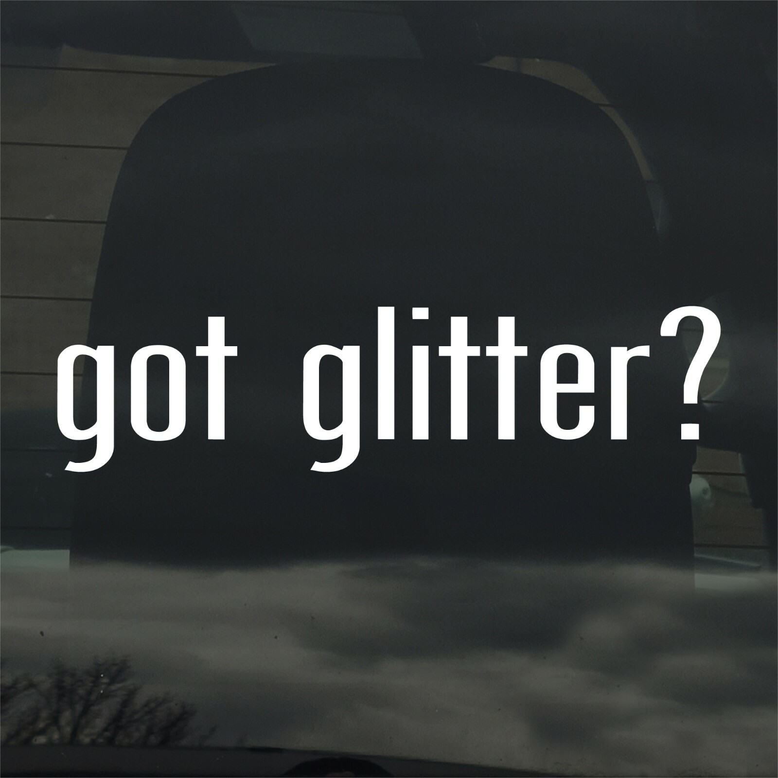 Got Glitter? Custom Vinyl Sticker / Decal Art, Crafts, Nails, Sparkle