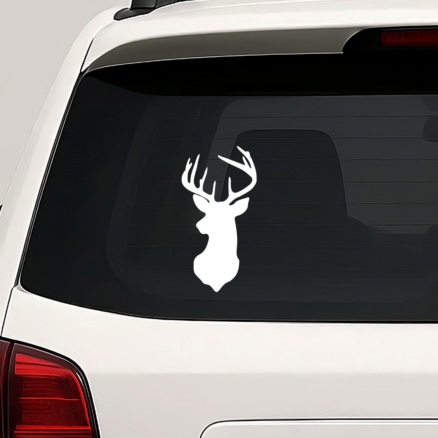 Buck Mount Vinyl Die Cut Decal Sticker – Deer Hunter Hunting Rack Antlers