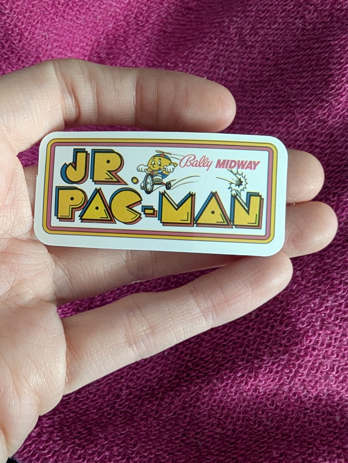 Pac-Man Sticker – Retro Arcade, Video Game, Blinky, Ghost, Pinky, Clyde