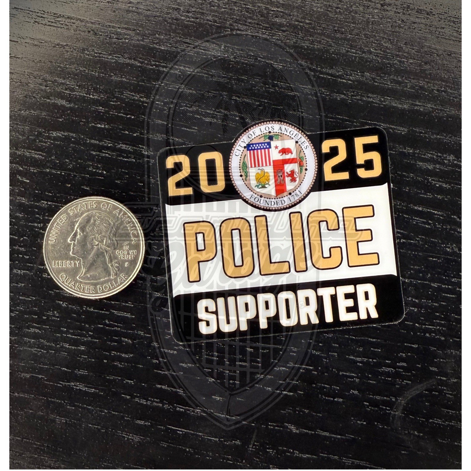 2025 Los Angeles Police Department 2” Supporter Sticker Decal California LAPD