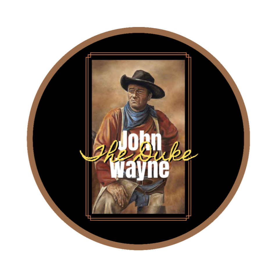 Movie Star (John Wayne) – 4" Handmade Vinyl Decal Vehicle Laptop Cooler Cup 262