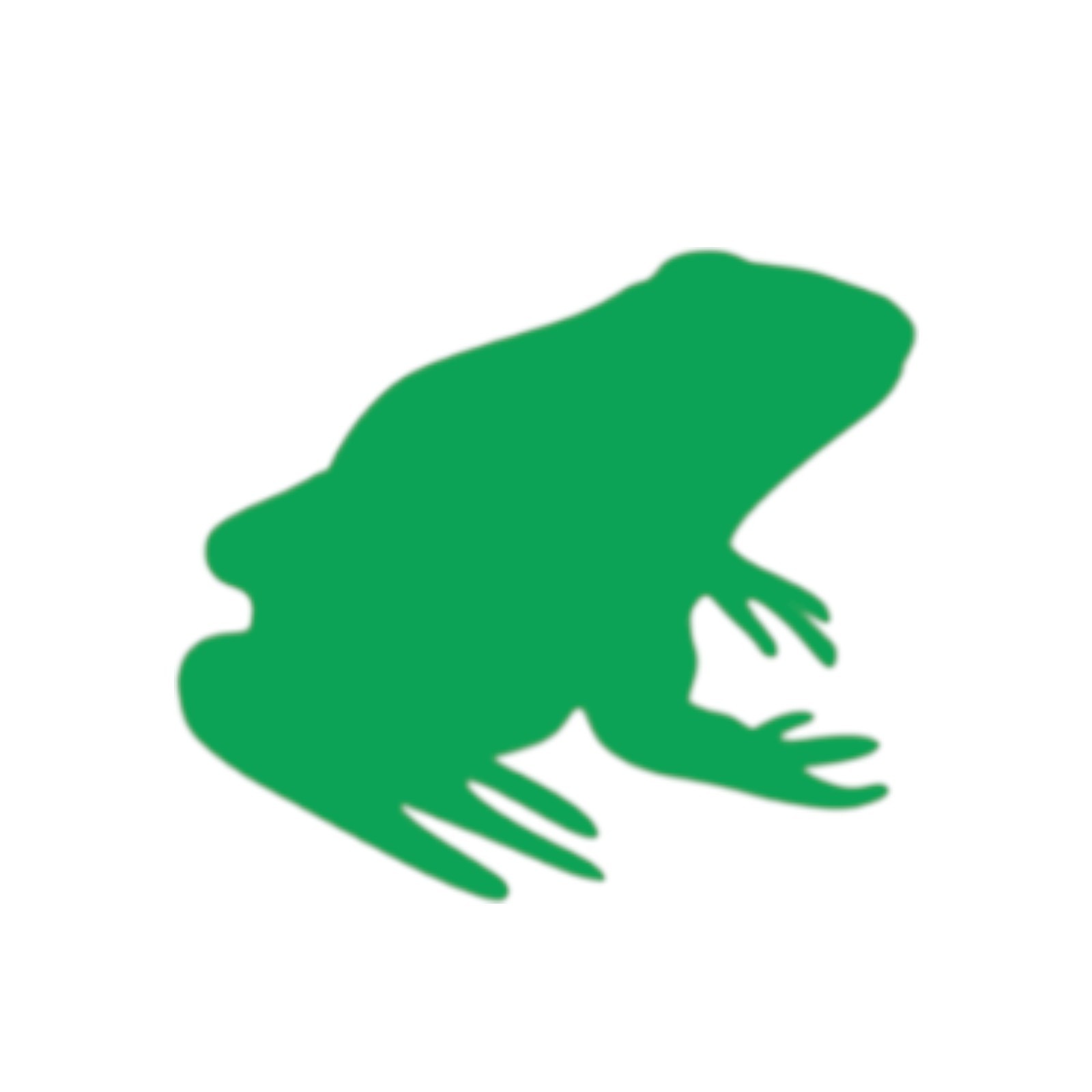 Frog Decal for car Windows Laptops most Smooth Surfaces