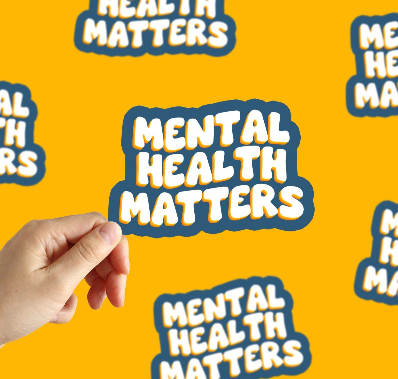 Mental Health Matters Sticker Laptop Sticker Water bottle stickers notebook