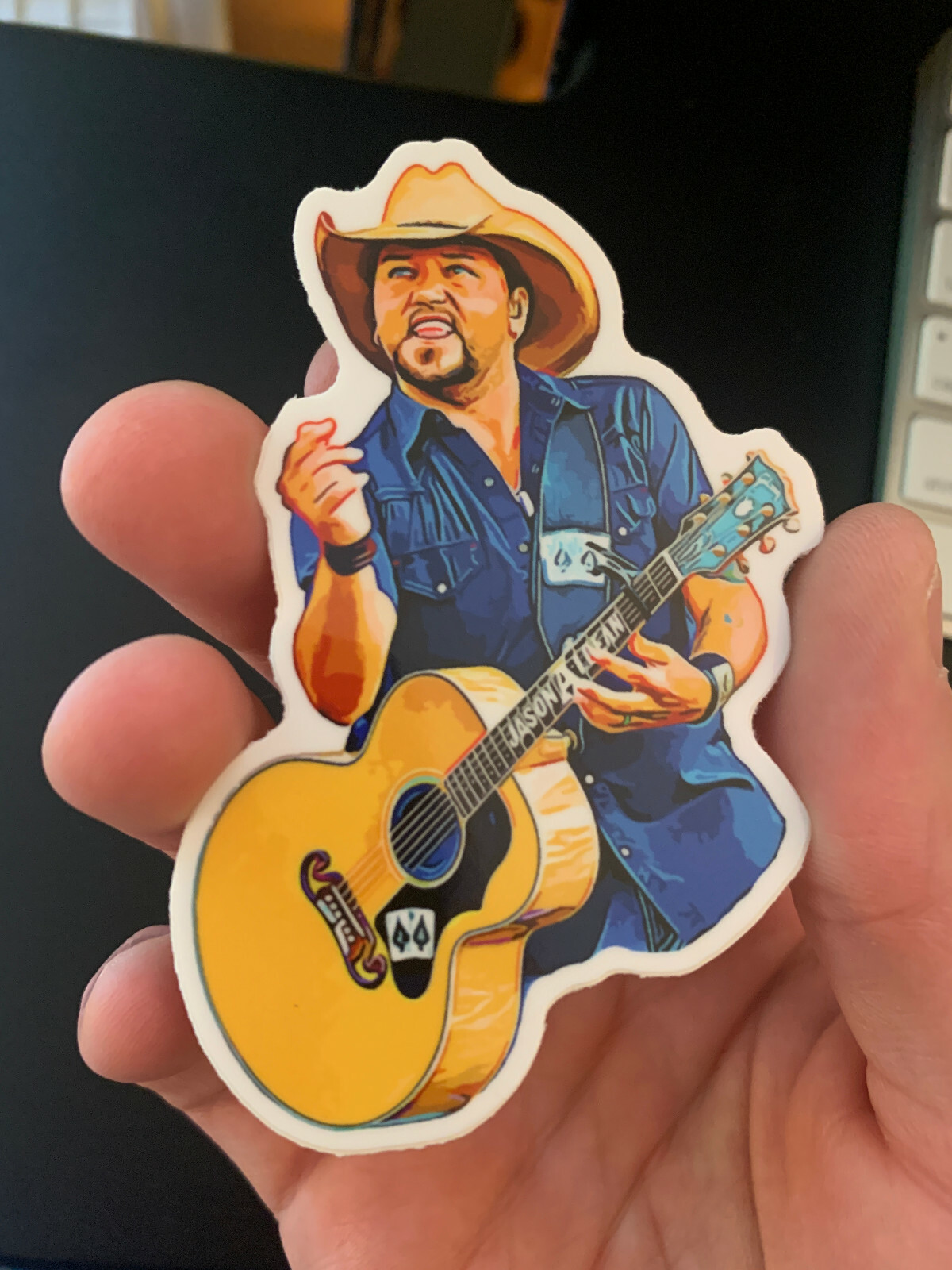 Jason Aldean Country Music Vinyl Car Premium Decal Vinyl Sticker 3in
