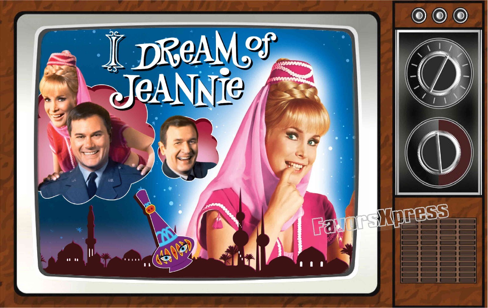 I Dream of Jeannie Classic TV Show PHOTO MAGNET 4 X 2.5 INCHES