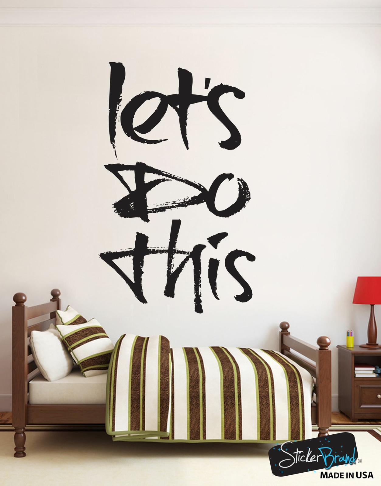 Let’s Do This Motivational Quote Vinyl Wall Decal Sticker #6060