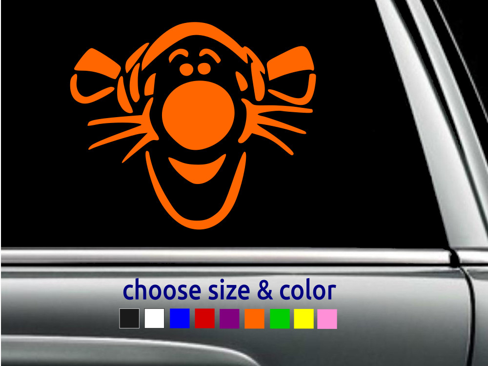 TIGGER STENCIL Winnie Pooh Vinyl Decal Laptop Wall Car Sticker CHOOSE SIZE COLOR
