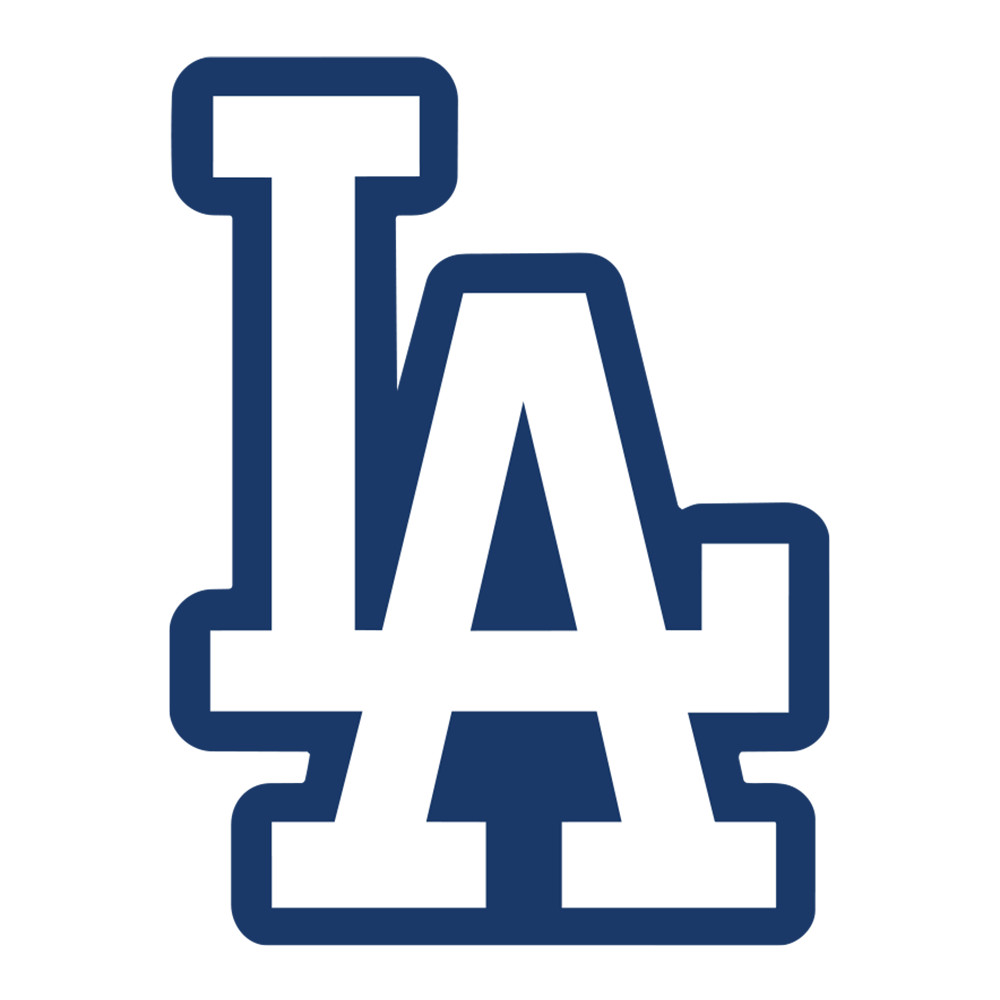 LA Dodgers Sticker Blue and White Car Window, Laptop and Bottle 3.72 W x 5 H in