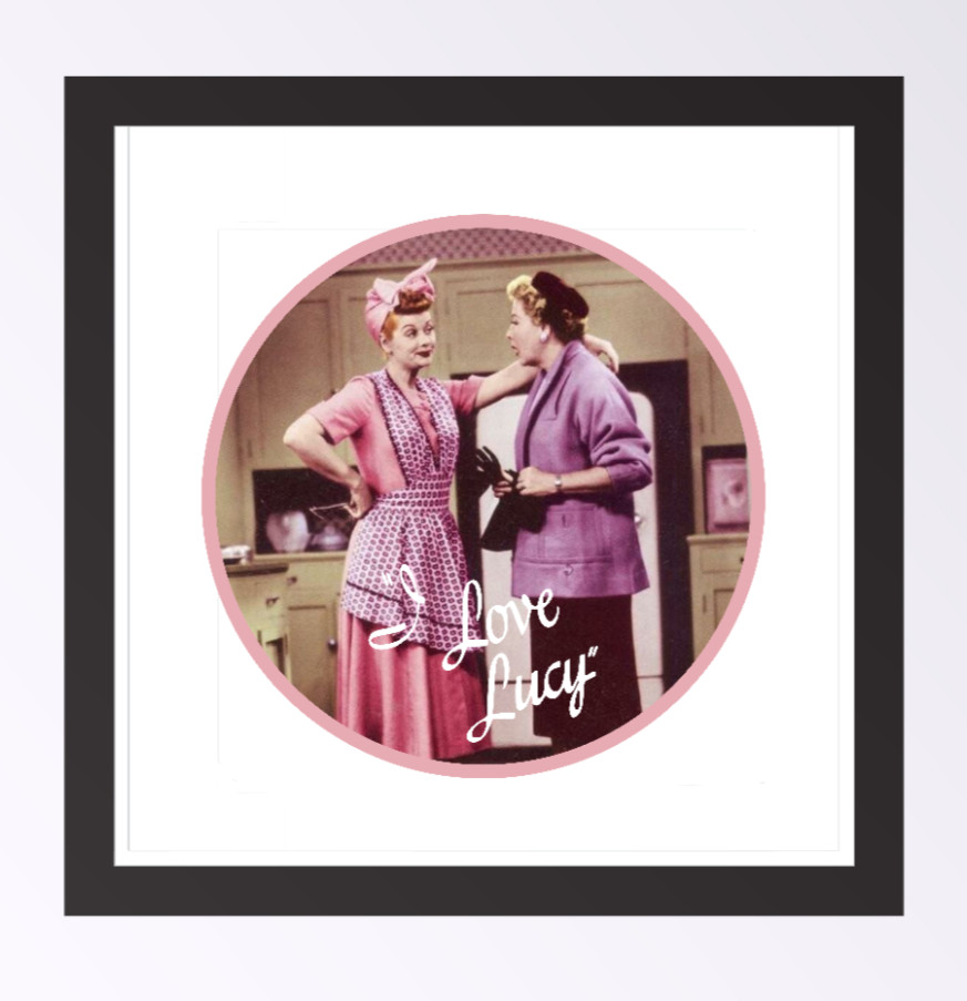 I Love Lucy Ethel (Classic TV) – 4" Vinyl Decal Handmade Car Laptop Decor Jar