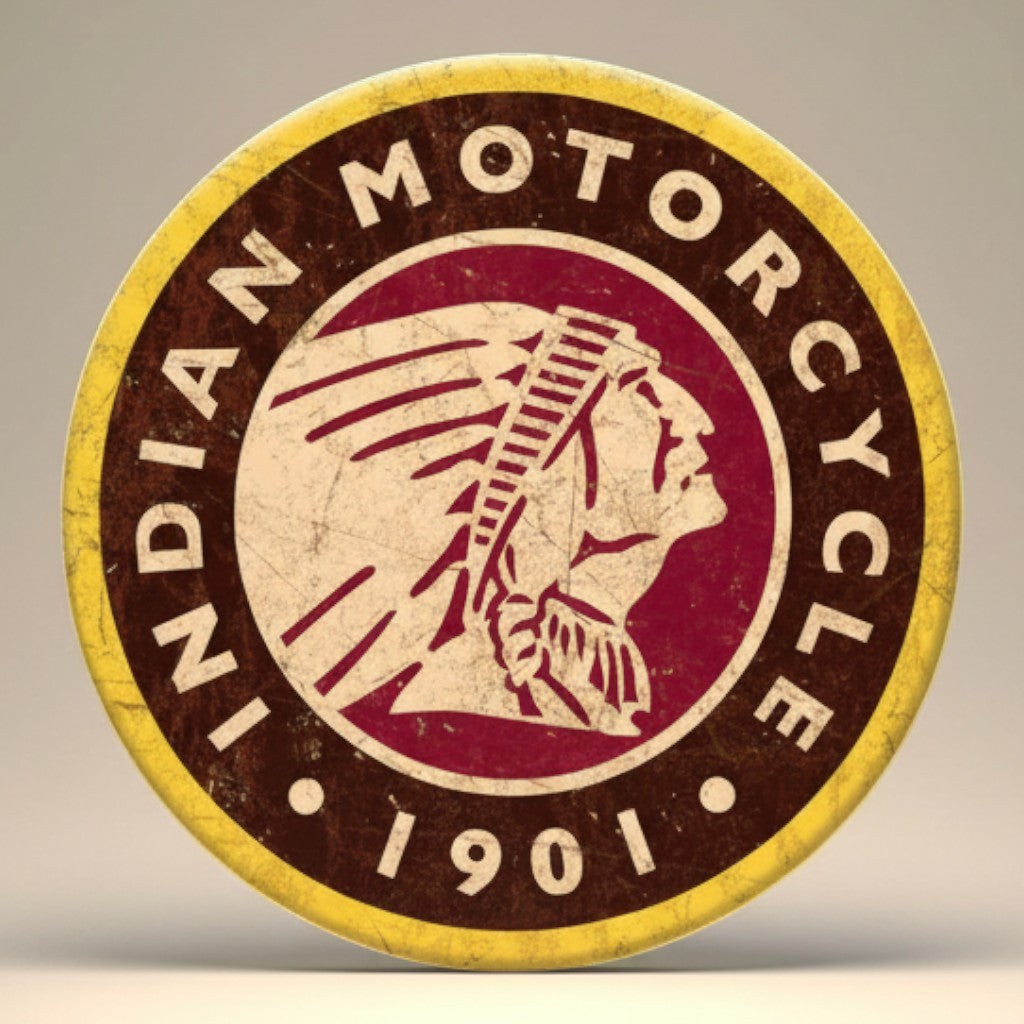 Indian Motorcycle 1901 Logo Magnet