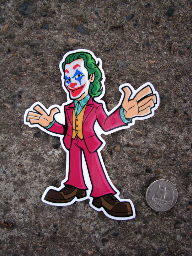 DC Comics Vinyl Sticker Batman Joker Harley Quinn Car Truck Laptop Decal
