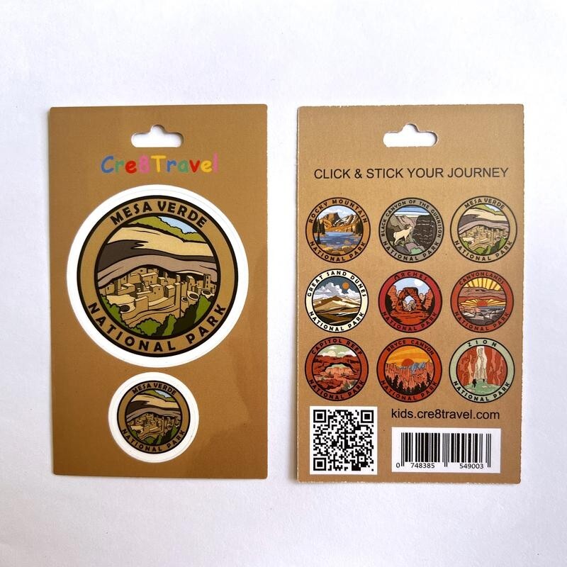 Mammoth Cave National Park Sticker Set – 2-Pack Vinyl Stickers (2" + 1")