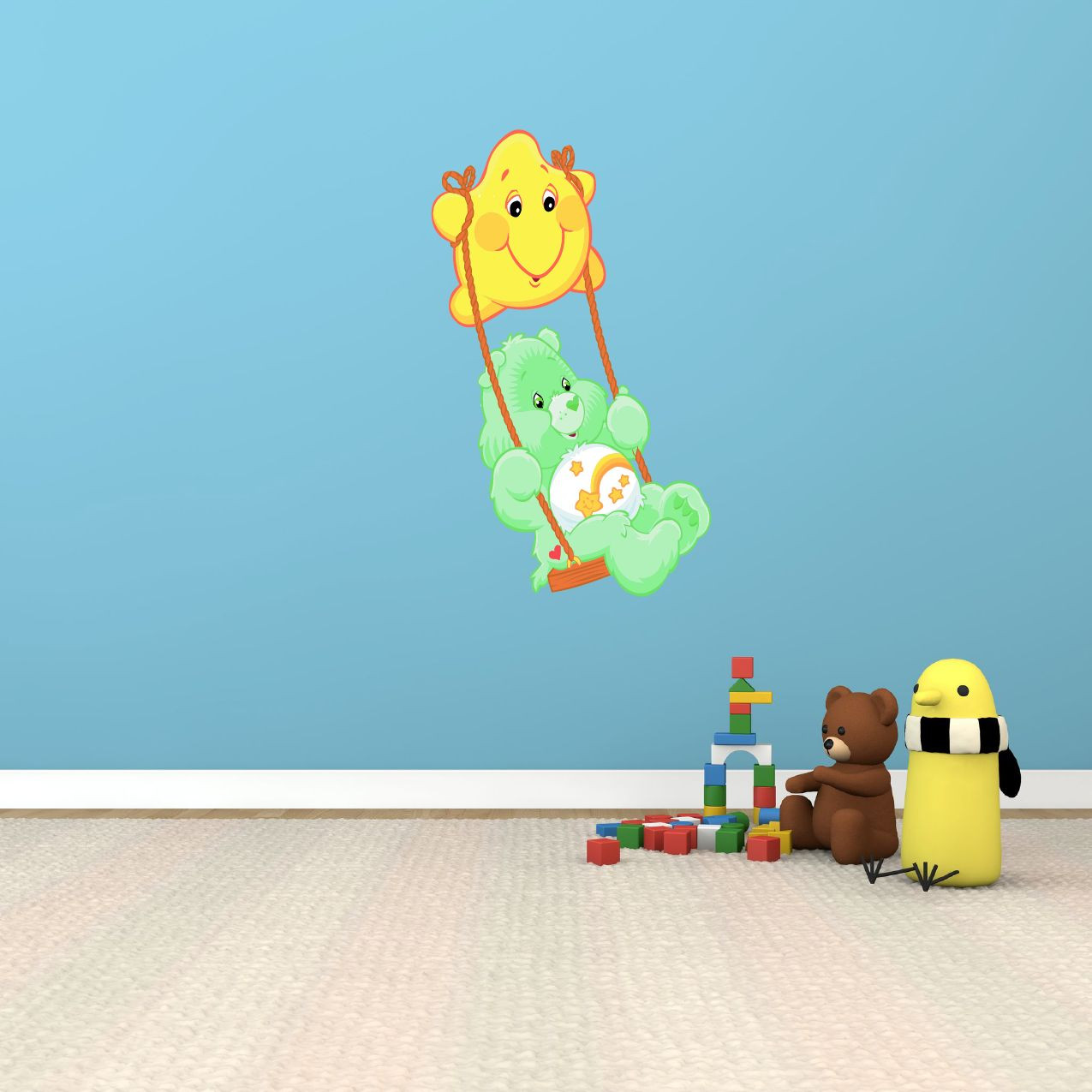 Care Bears Cartoon Kids Room Wall Garage Decor Sticker Decal 15"X25"