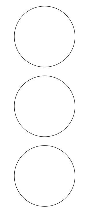 3" Clear Round Tamper Seal Label Dots Stickers Package Seals 3 Inch Dot