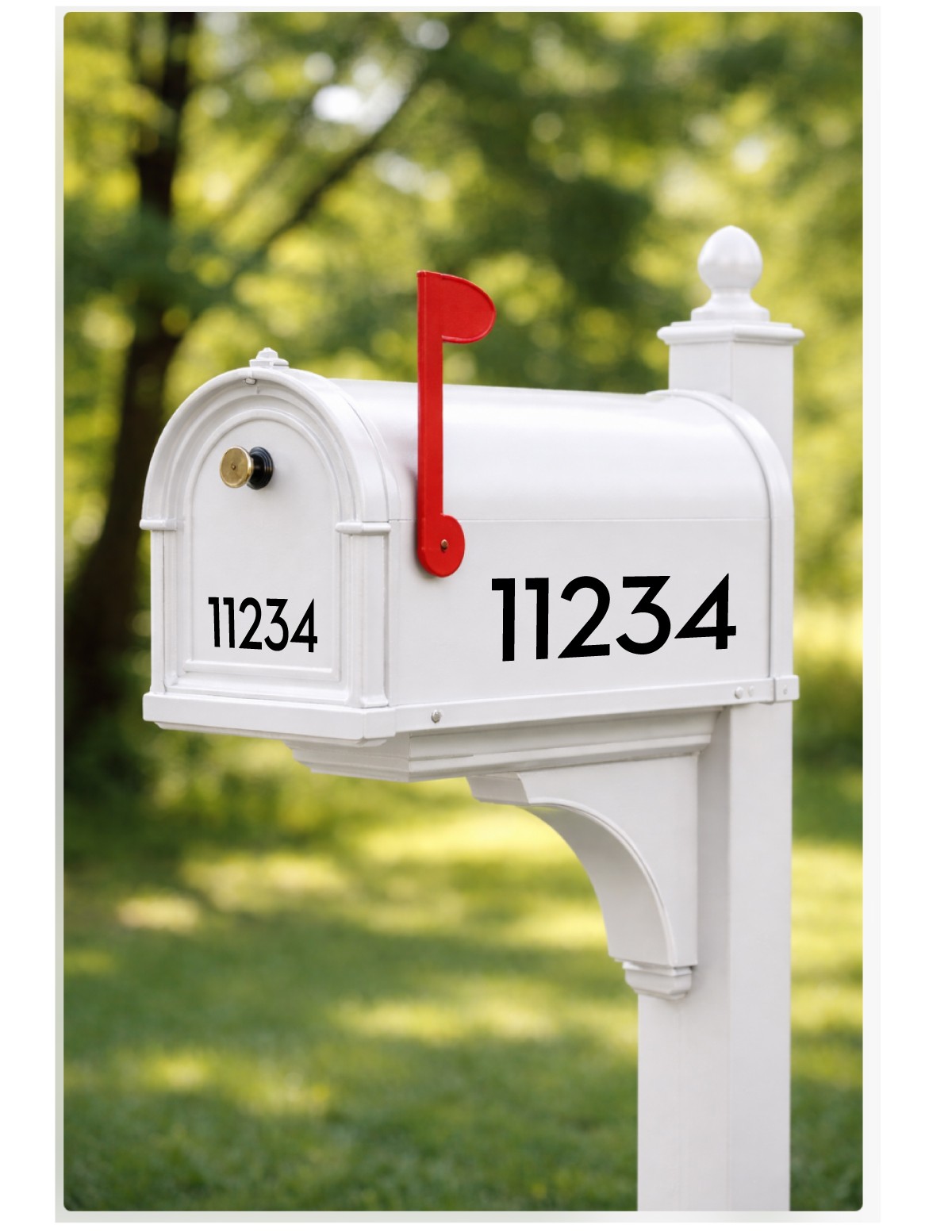 Custom Mailbox Numbers Personalized Street Address Customized Color N