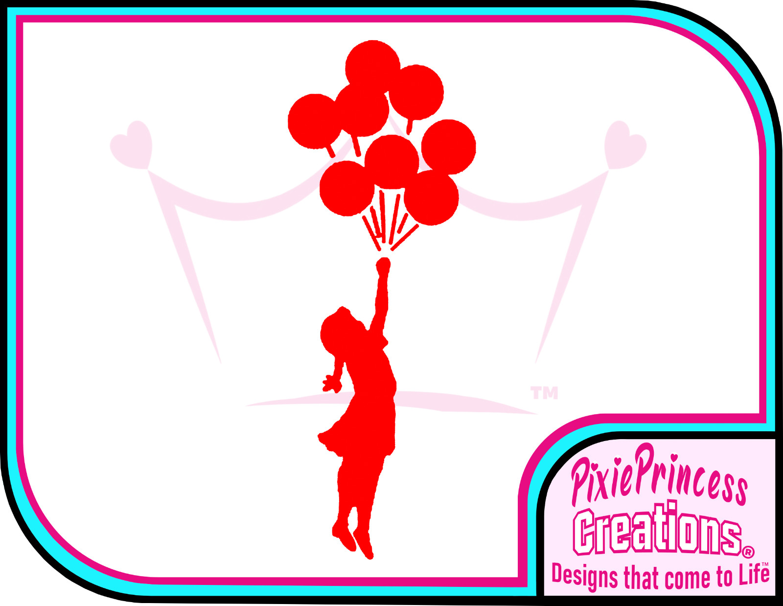 Banksy Girl Balloons C Vinyl Sticker Wall Art Poster Car Home Decor Room Decal