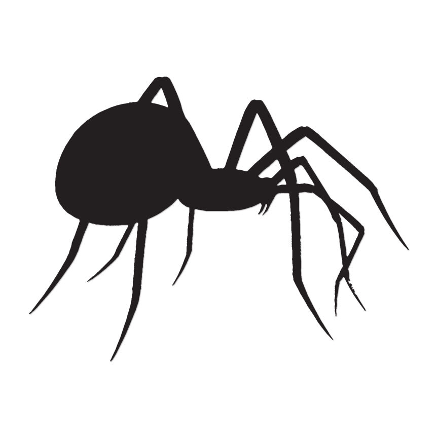 Spider Black Widow – Vinyl Decal Sticker – Multiple Color & Sizes – ebn1011
