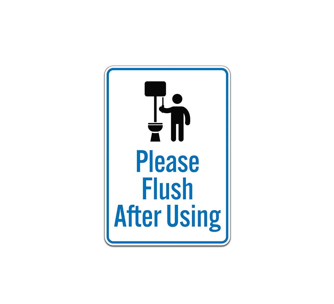 Restroom Signs Stickers 5" Men Women Unisex Handicap Accessible Bathroom Decals
