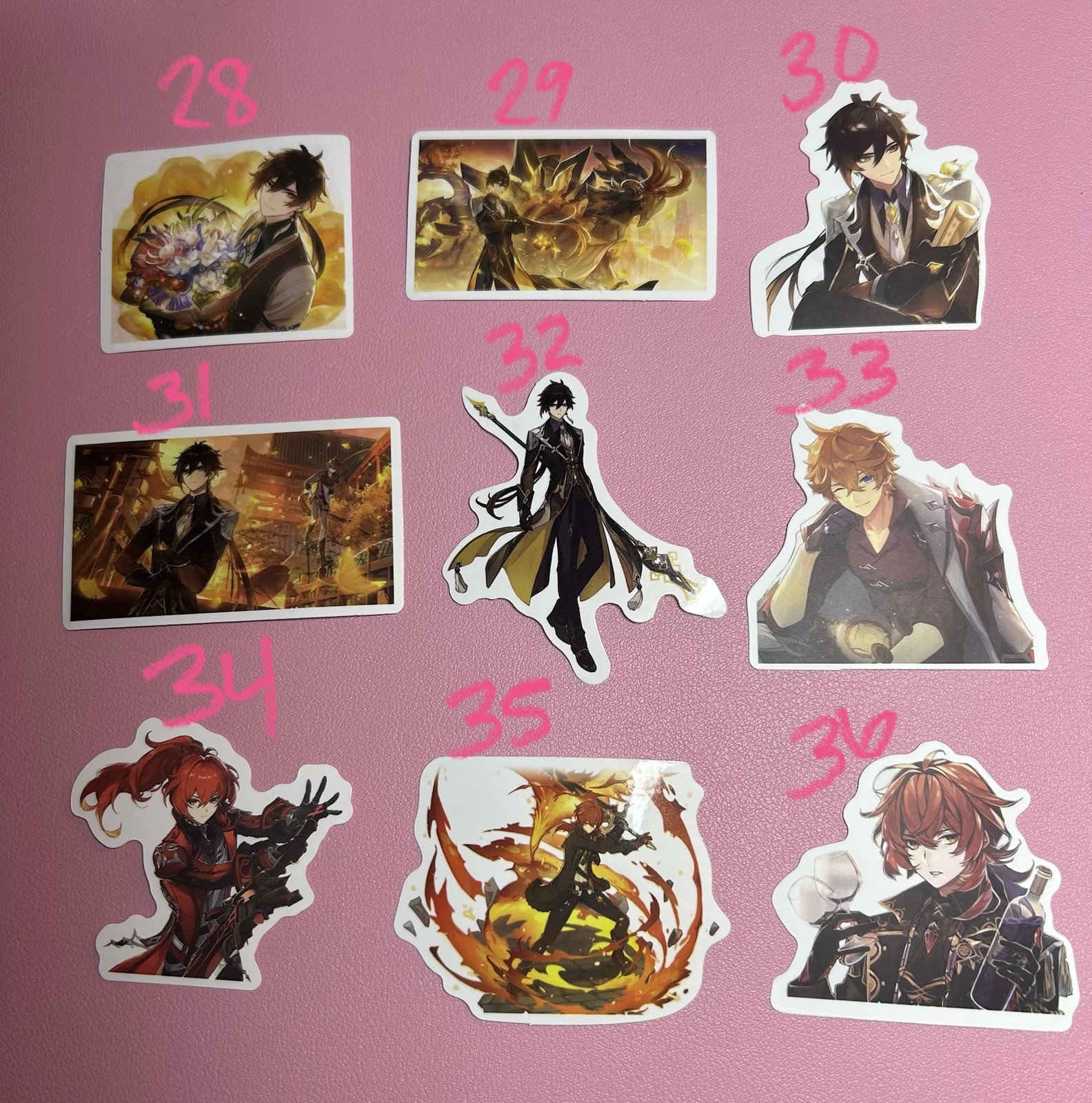 Genshin Impact Anime Stickers – 18
