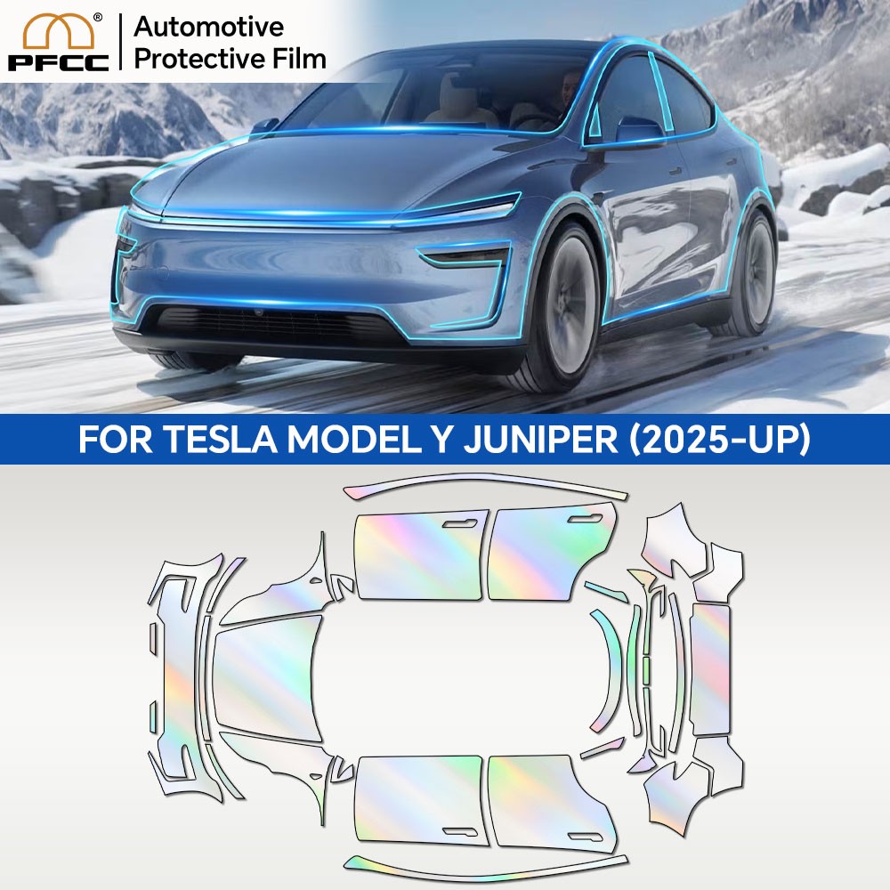 For Tesla Model Y Juniper 2026 2026 PreCut Paint Protection Film Gloss Clear PPF