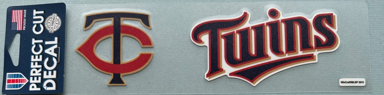 Wincraft MLB Minnesota Twins WCR40451015 Perfect Cut Decals 3" x 10"